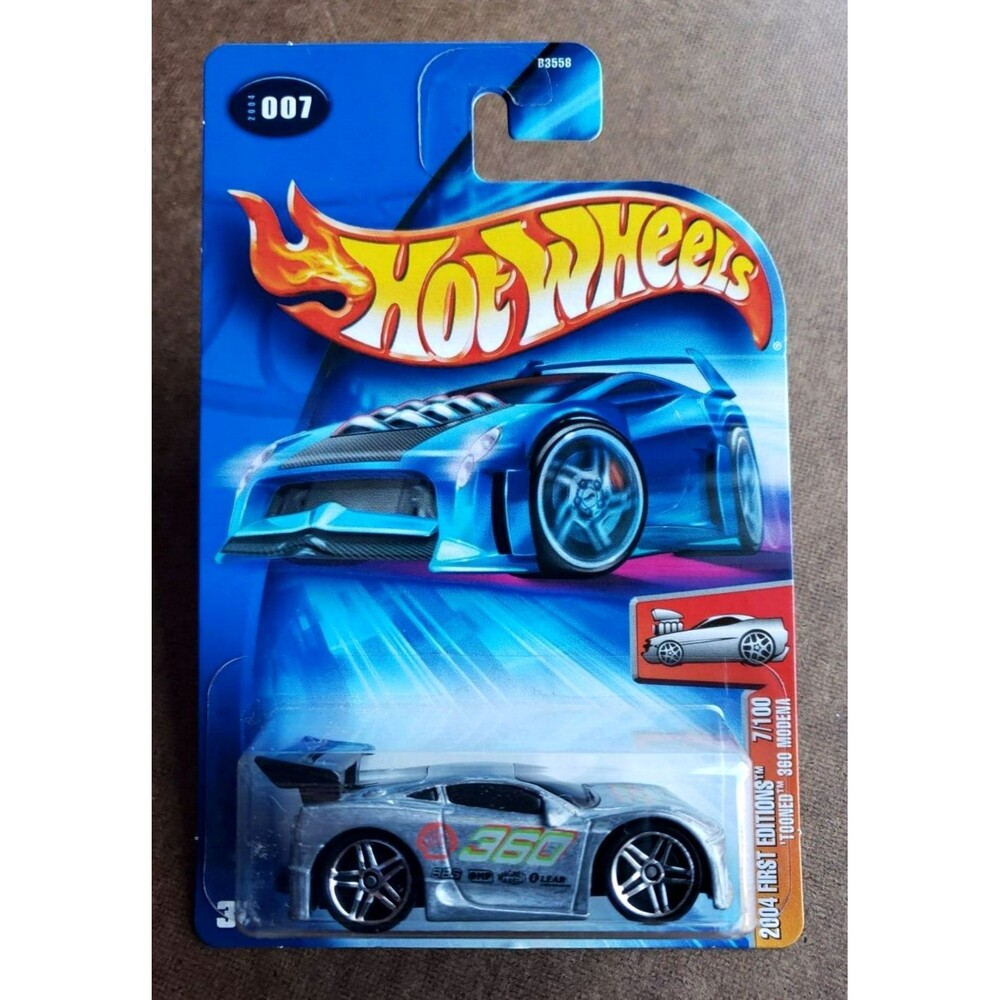 Hot Wheels FERRARI 360 MODENA TOONED ZAMAC #007/100 2004 First Editions 1:64 PR5